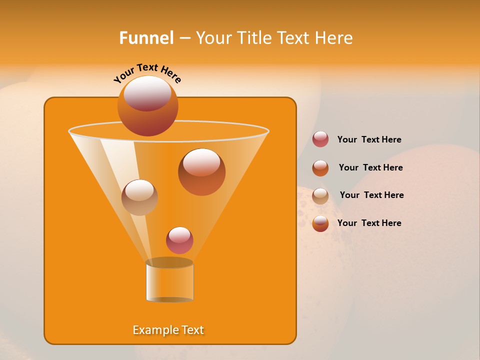 Organically Produced Free Range Eggs Showing Diversity And Variety PowerPoint Template