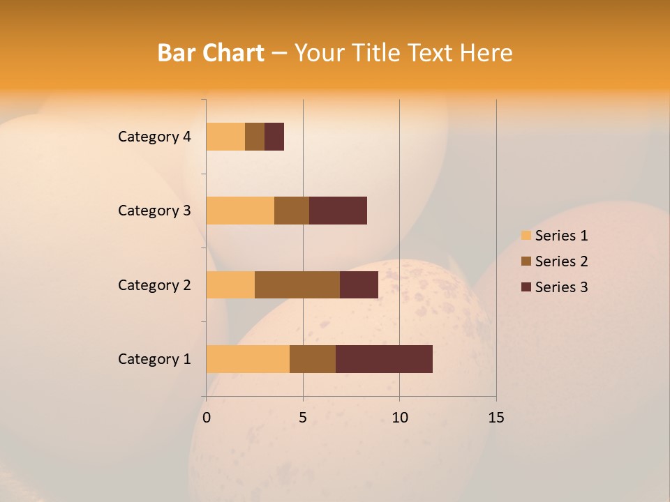 Organically Produced Free Range Eggs Showing Diversity And Variety PowerPoint Template