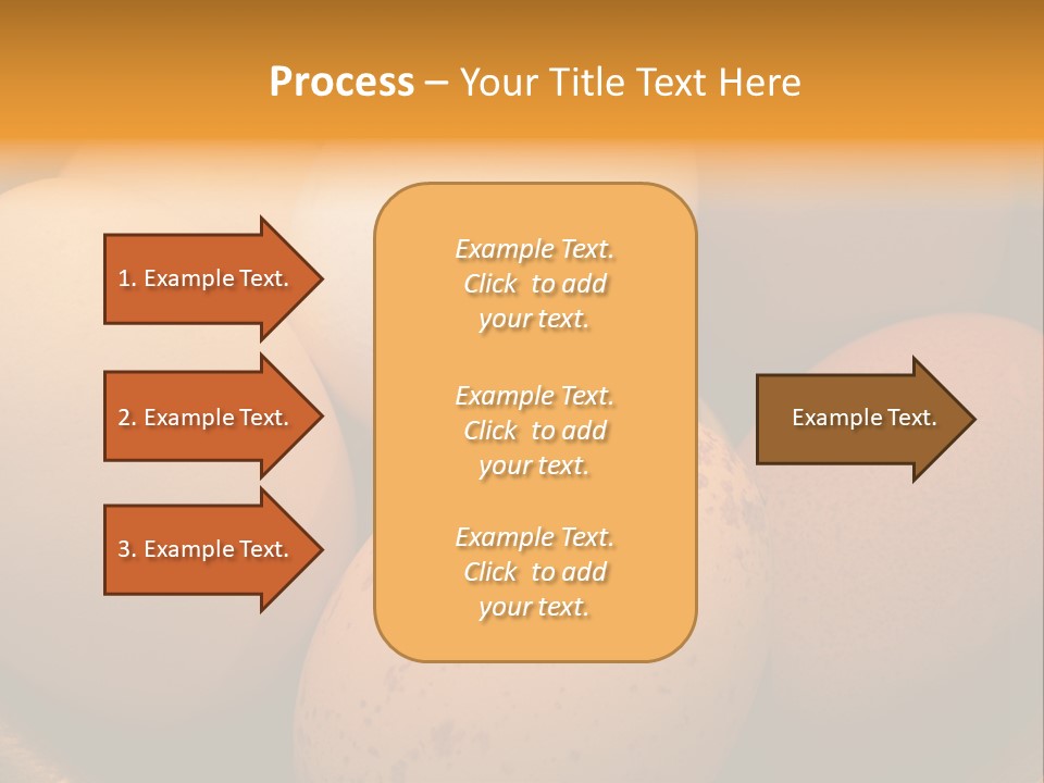 Organically Produced Free Range Eggs Showing Diversity And Variety PowerPoint Template