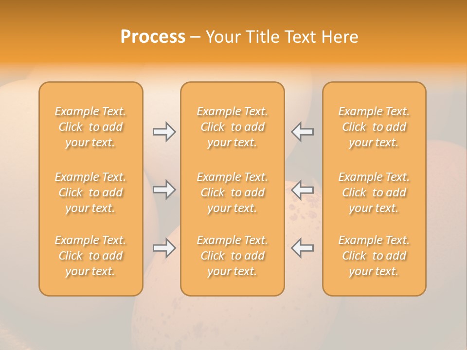 Organically Produced Free Range Eggs Showing Diversity And Variety PowerPoint Template