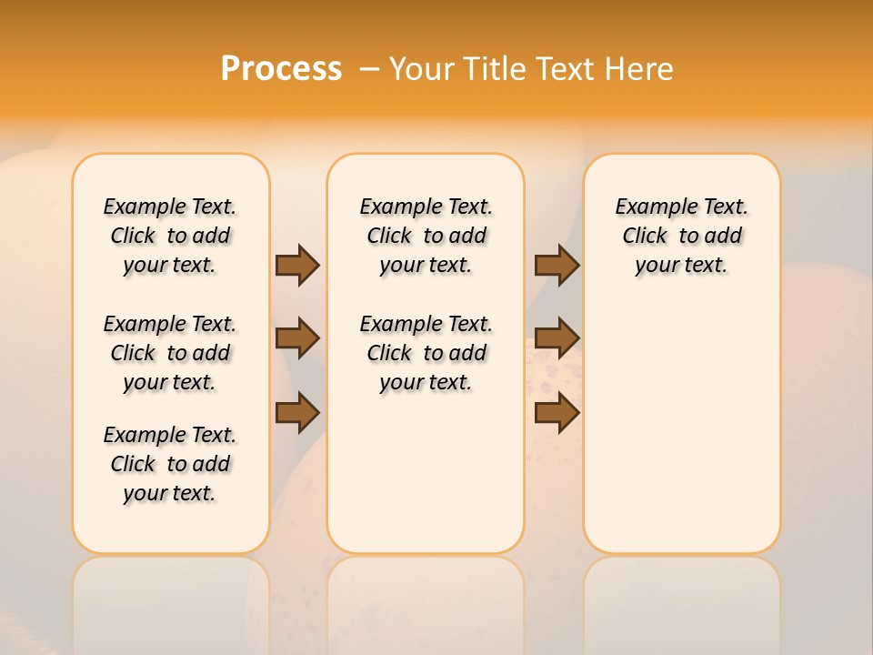 Organically Produced Free Range Eggs Showing Diversity And Variety PowerPoint Template