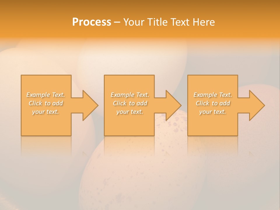 Organically Produced Free Range Eggs Showing Diversity And Variety PowerPoint Template