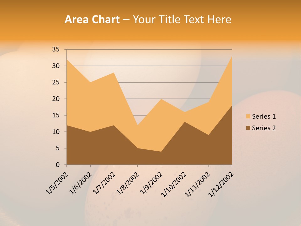 Organically Produced Free Range Eggs Showing Diversity And Variety PowerPoint Template