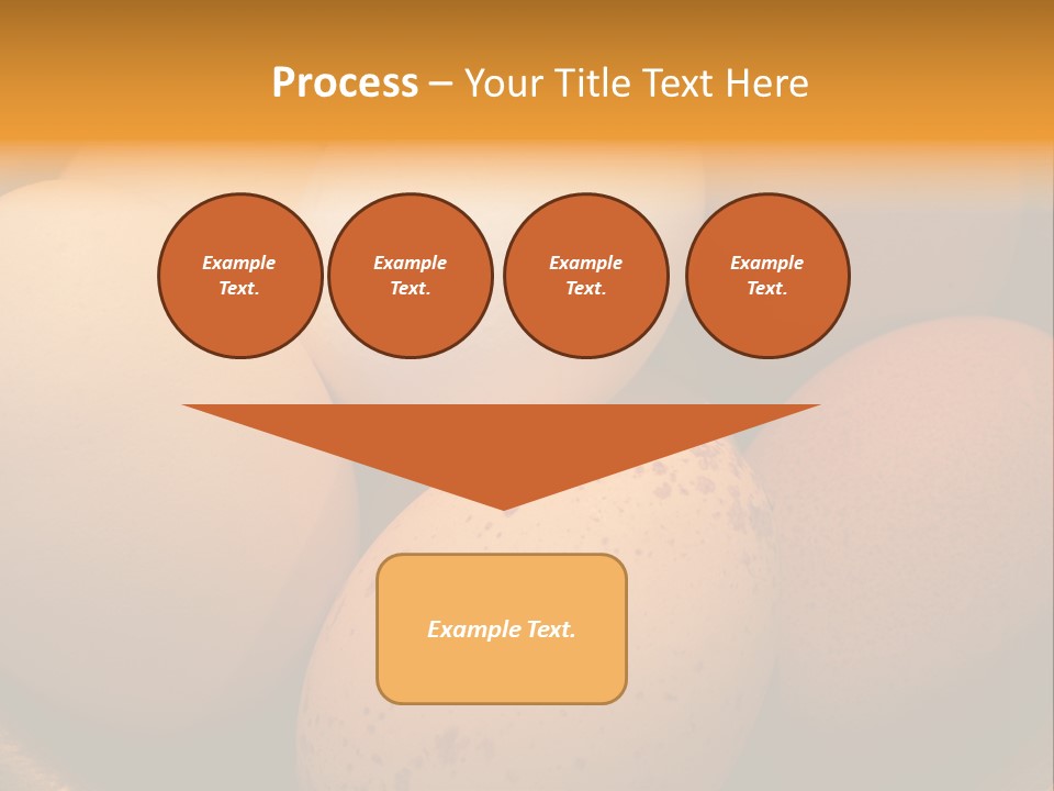 Organically Produced Free Range Eggs Showing Diversity And Variety PowerPoint Template