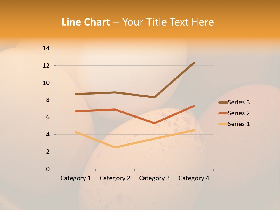 Organically Produced Free Range Eggs Showing Diversity And Variety PowerPoint Template