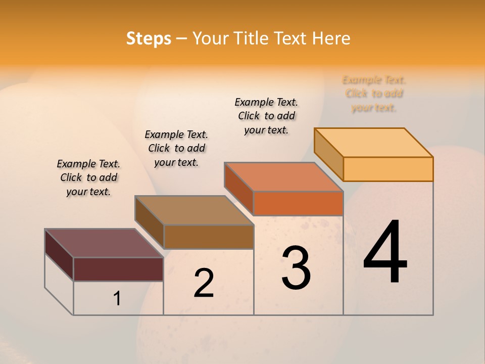 Organically Produced Free Range Eggs Showing Diversity And Variety PowerPoint Template
