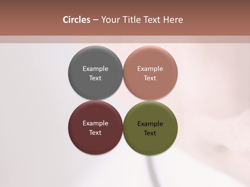 Closeup Of Operator PowerPoint Template