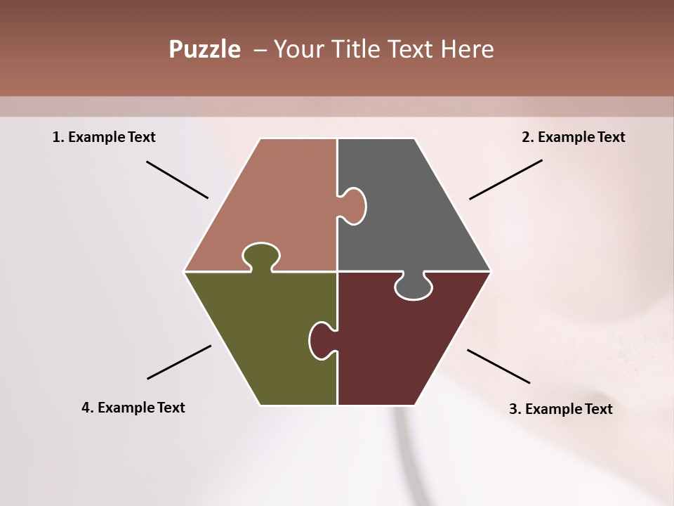 Closeup Of Operator PowerPoint Template