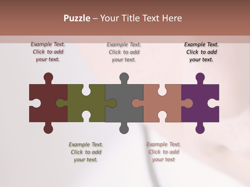 Closeup Of Operator PowerPoint Template