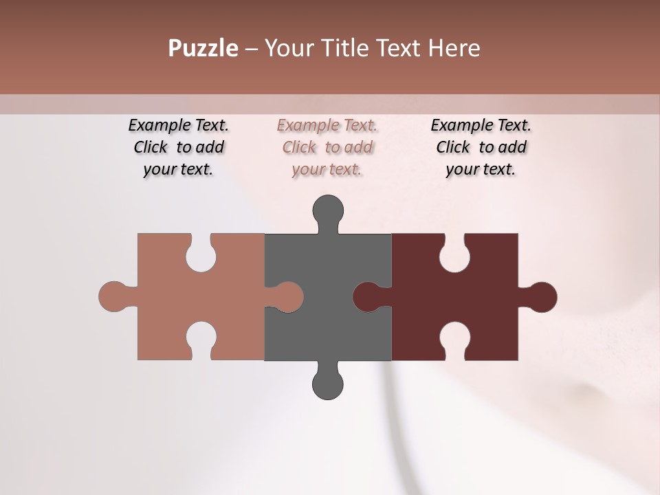 Closeup Of Operator PowerPoint Template