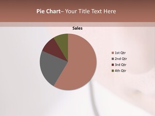 Closeup Of Operator PowerPoint Template