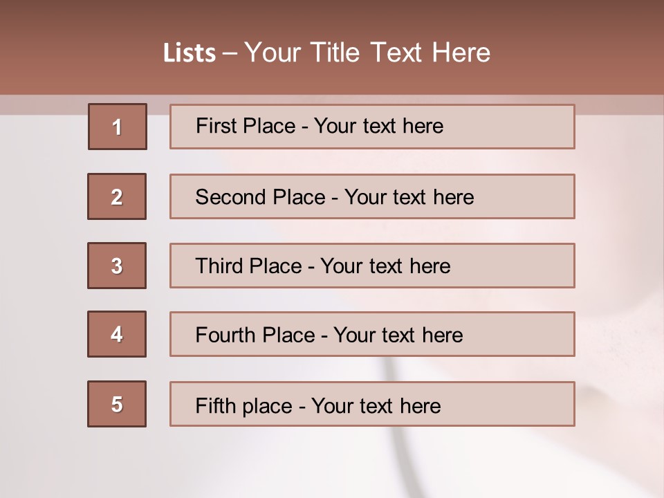 Closeup Of Operator PowerPoint Template