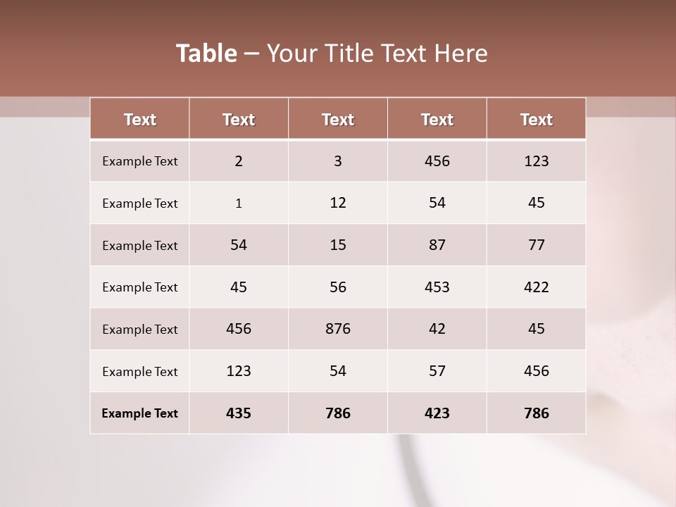 Closeup Of Operator PowerPoint Template