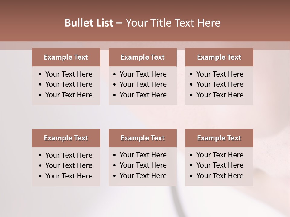 Closeup Of Operator PowerPoint Template