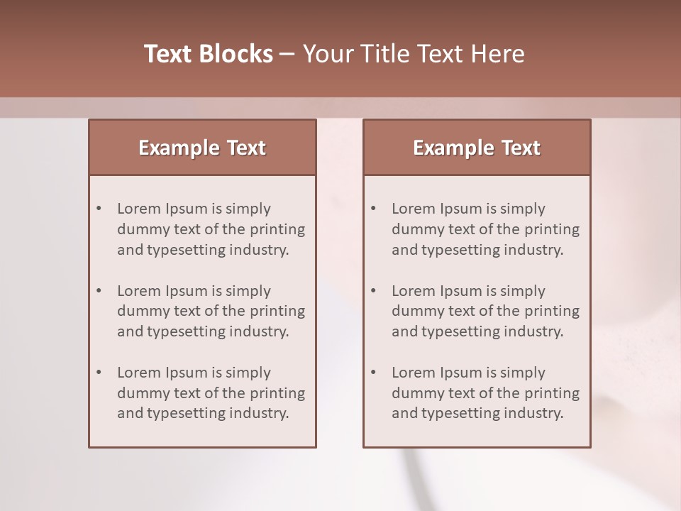 Closeup Of Operator PowerPoint Template