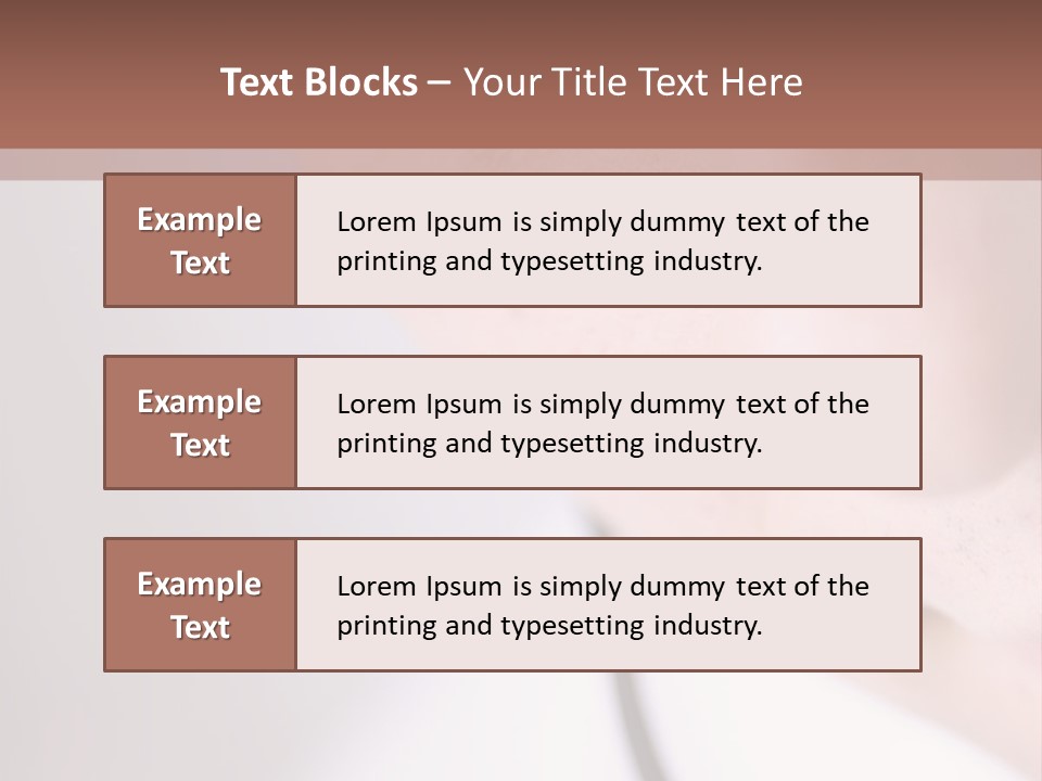Closeup Of Operator PowerPoint Template