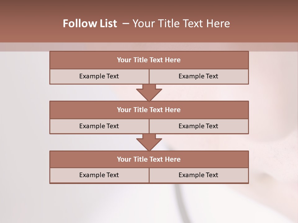 Closeup Of Operator PowerPoint Template