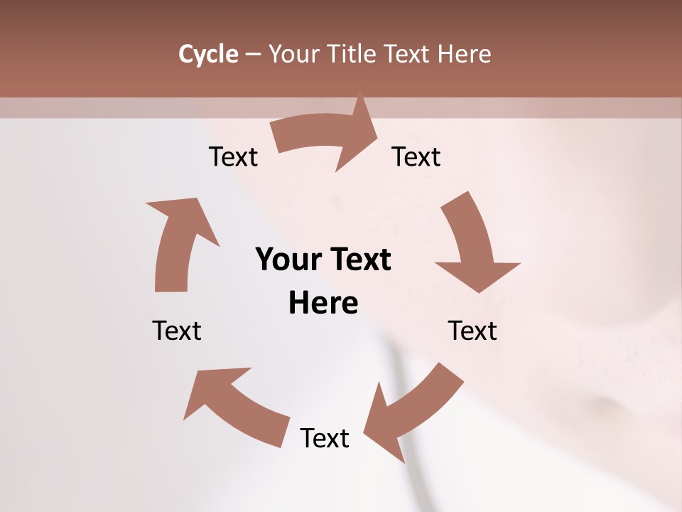 Closeup Of Operator PowerPoint Template