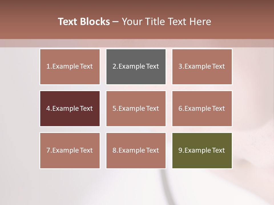 Closeup Of Operator PowerPoint Template