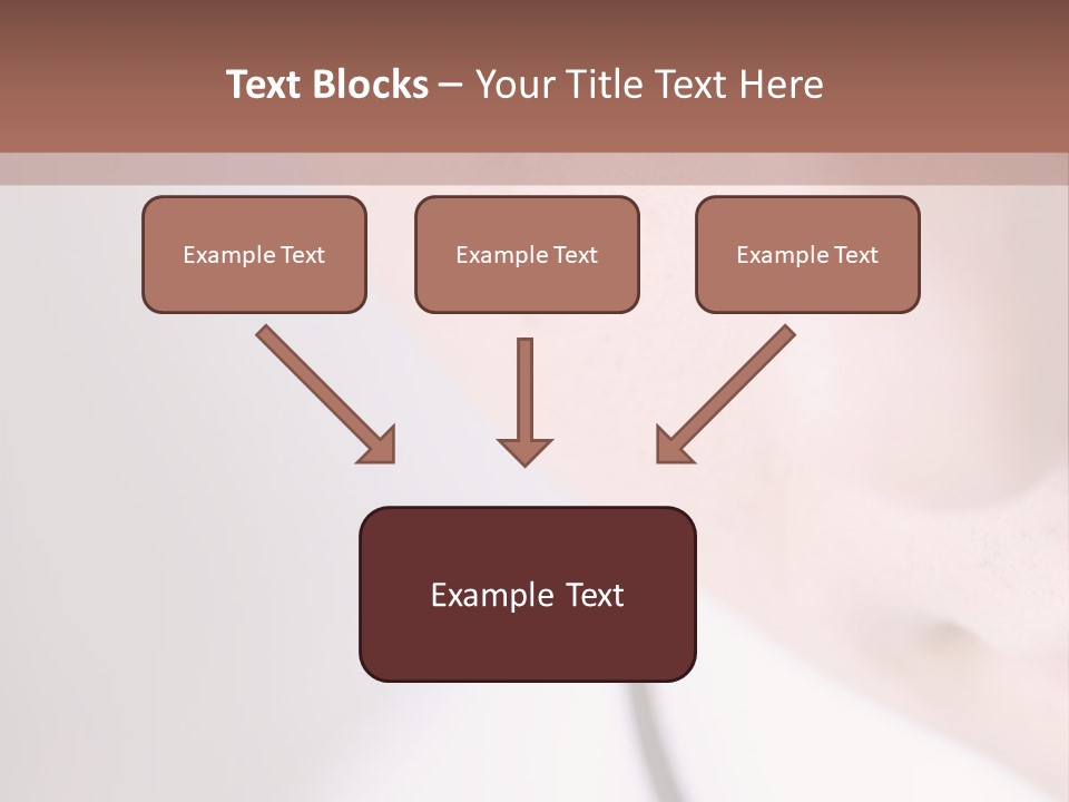 Closeup Of Operator PowerPoint Template