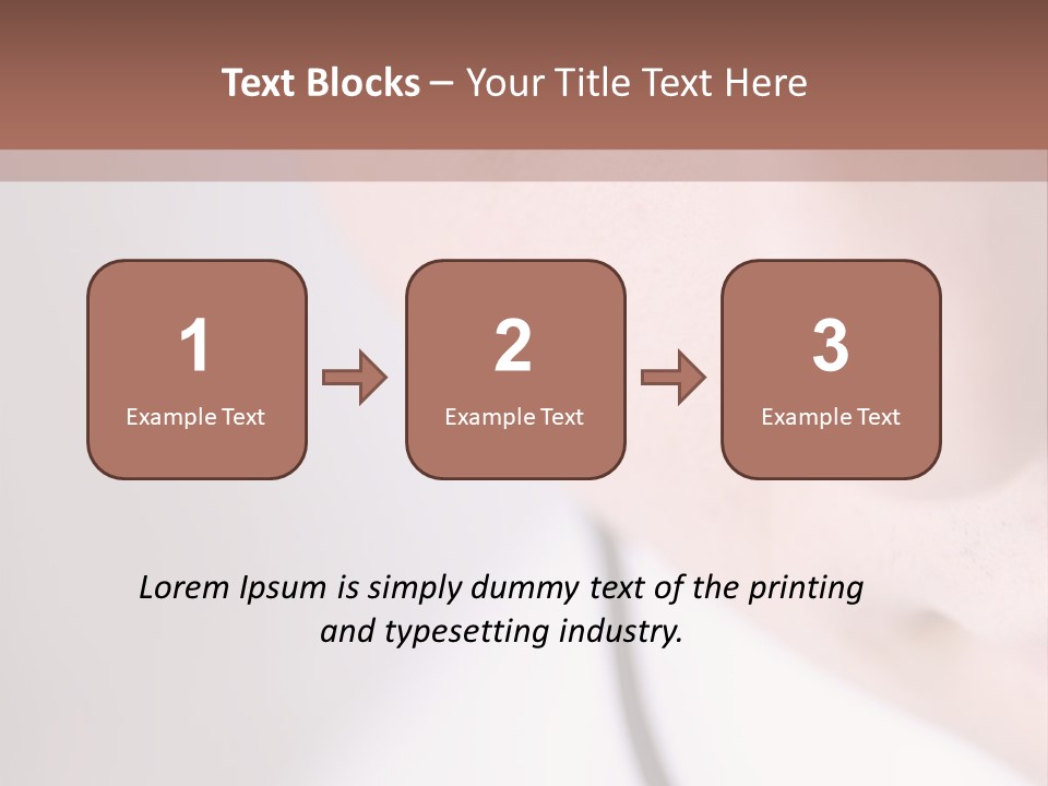 Closeup Of Operator PowerPoint Template