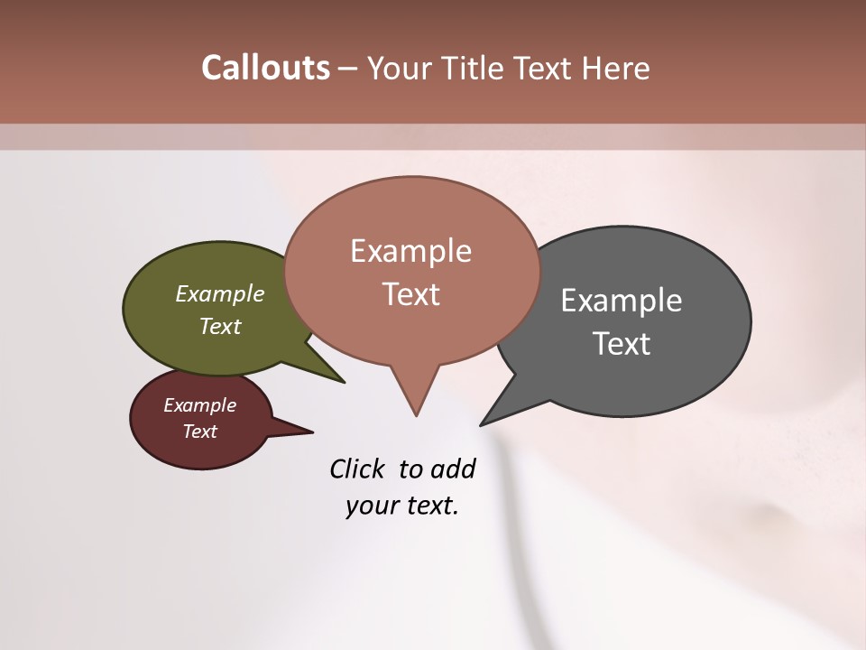 Closeup Of Operator PowerPoint Template
