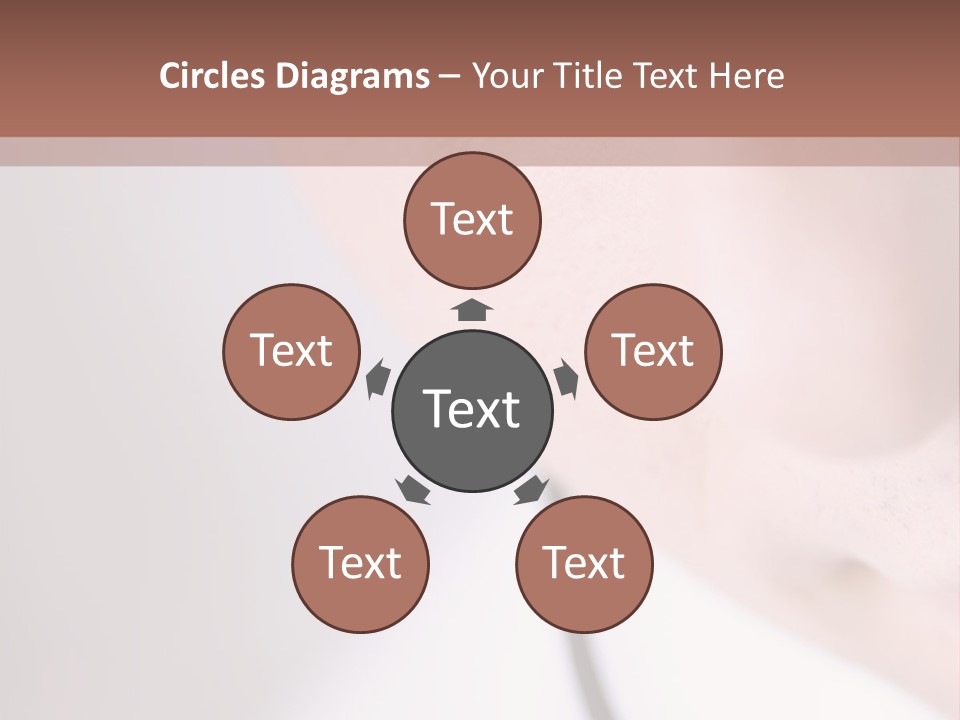 Closeup Of Operator PowerPoint Template