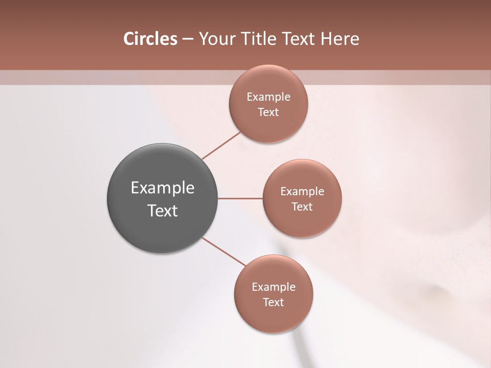 Closeup Of Operator PowerPoint Template