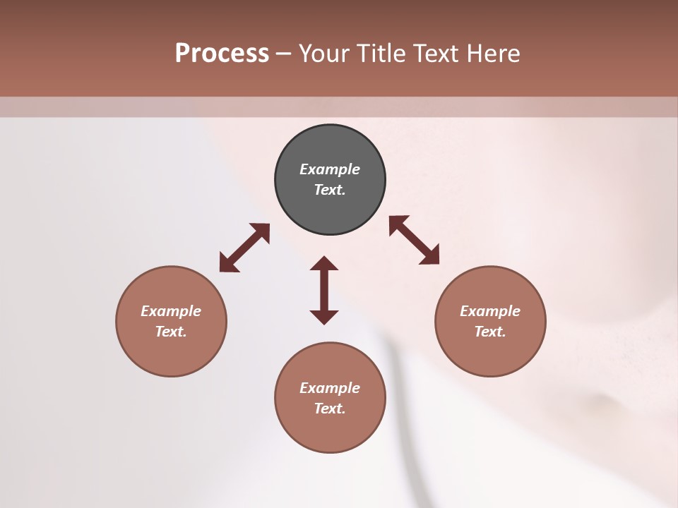 Closeup Of Operator PowerPoint Template