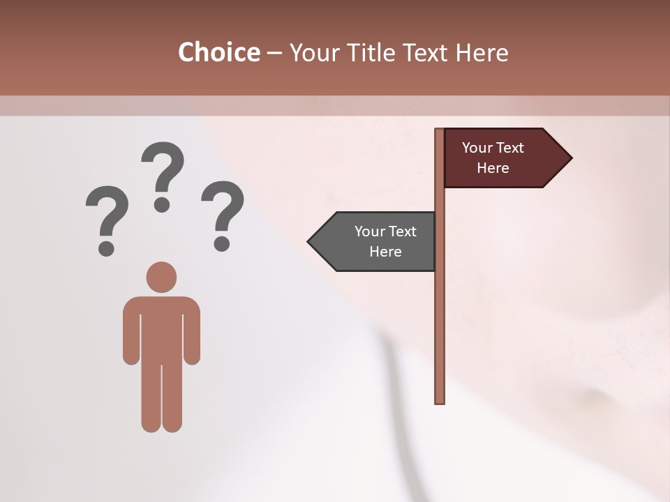 Closeup Of Operator PowerPoint Template