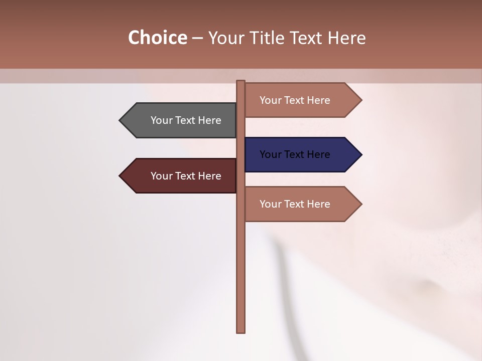 Closeup Of Operator PowerPoint Template