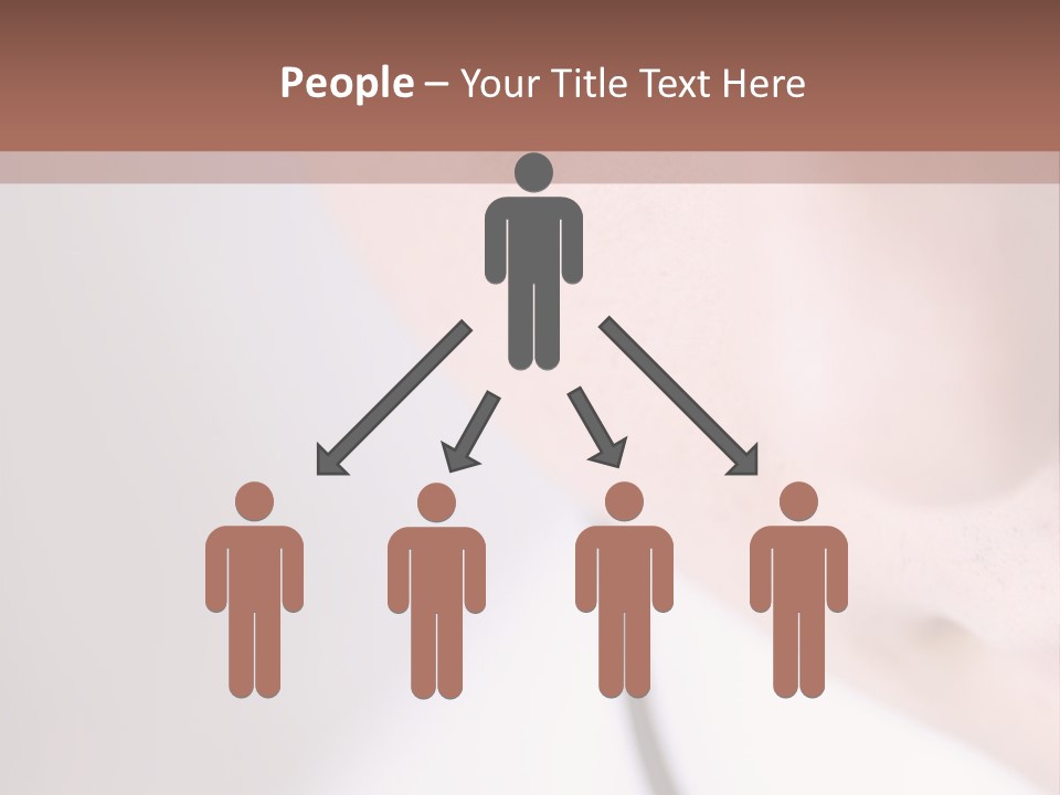 Closeup Of Operator PowerPoint Template