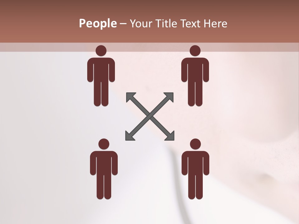 Closeup Of Operator PowerPoint Template