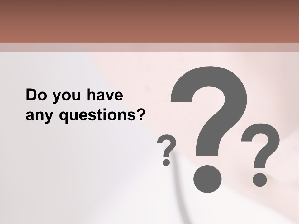 Closeup Of Operator PowerPoint Template