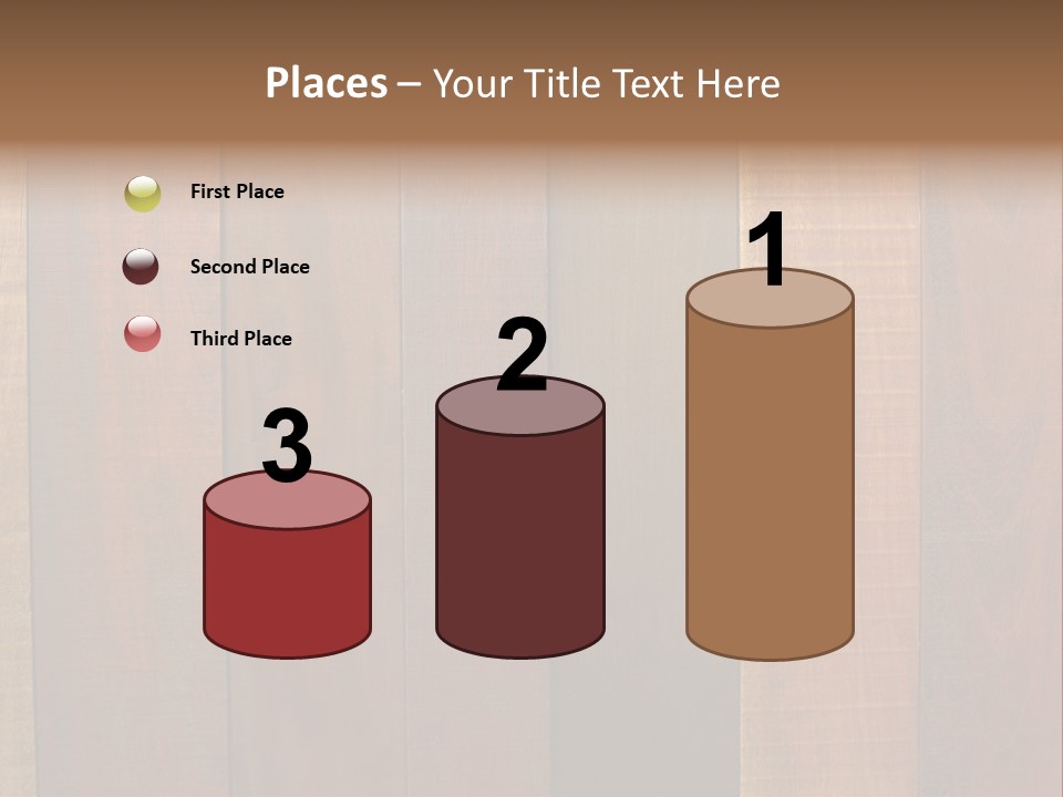 Brazilian Cherry Wood Floor. PowerPoint Template