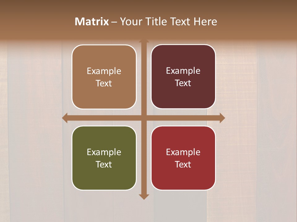 Brazilian Cherry Wood Floor. PowerPoint Template