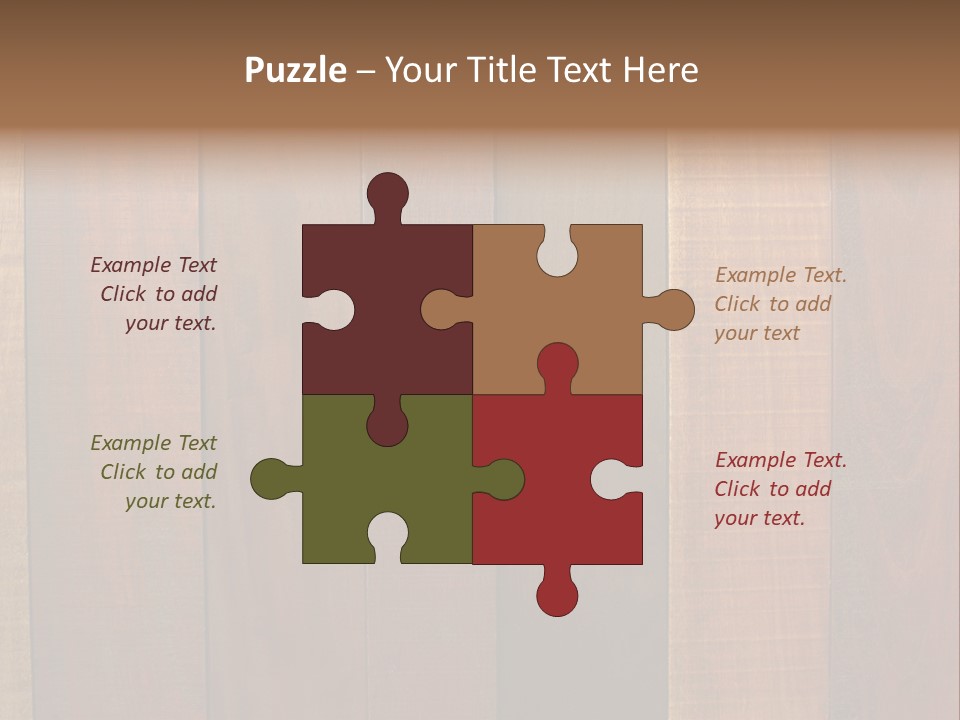 Brazilian Cherry Wood Floor. PowerPoint Template