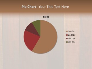 Brazilian Cherry Wood Floor. PowerPoint Template