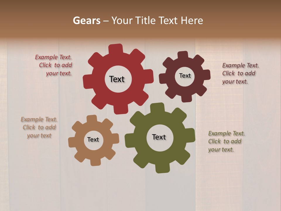 Brazilian Cherry Wood Floor. PowerPoint Template