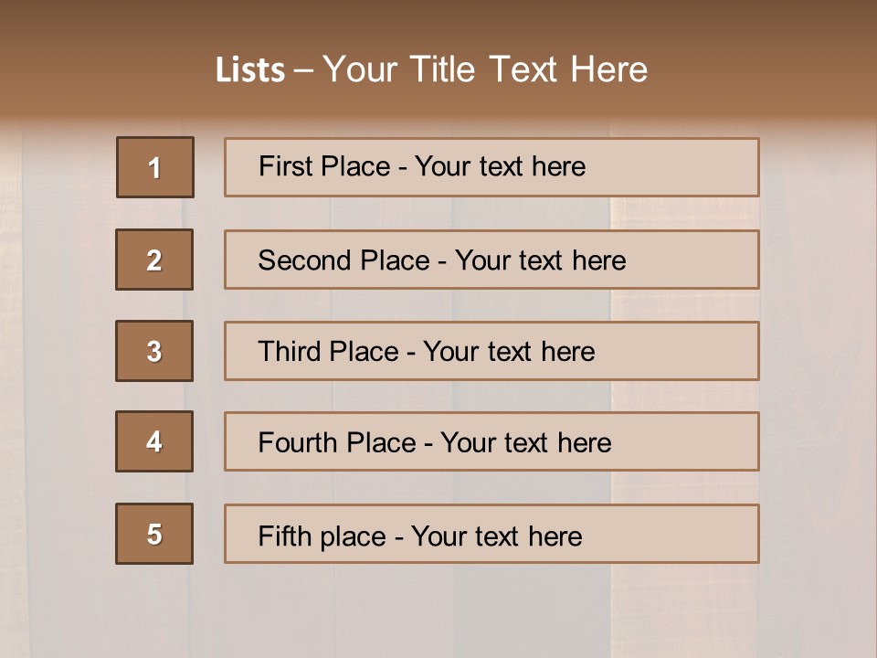 Brazilian Cherry Wood Floor. PowerPoint Template