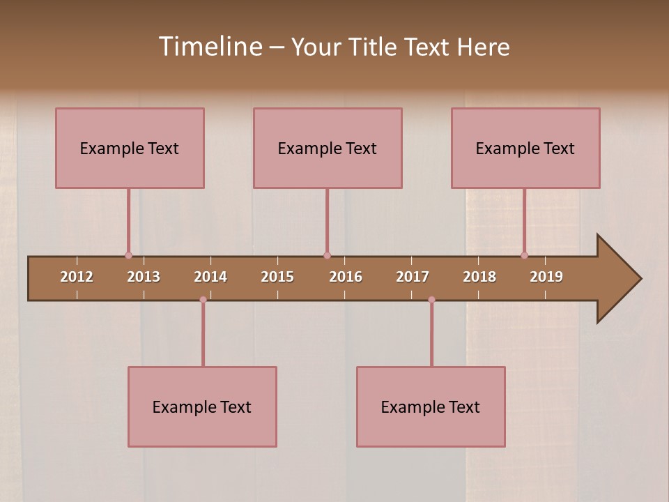 Brazilian Cherry Wood Floor. PowerPoint Template