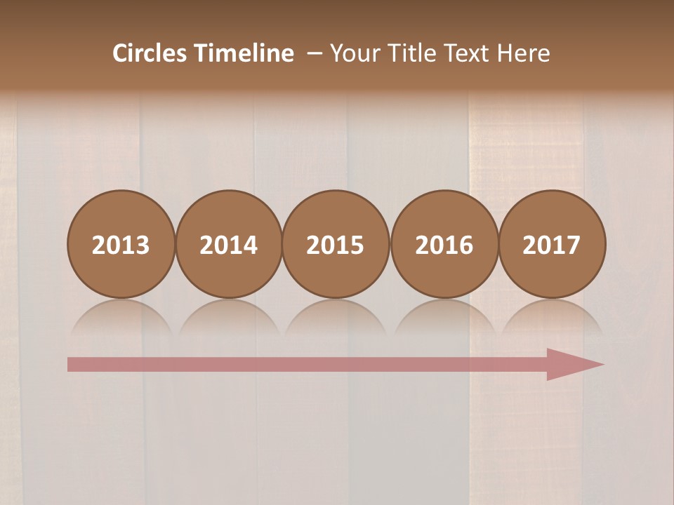 Brazilian Cherry Wood Floor. PowerPoint Template