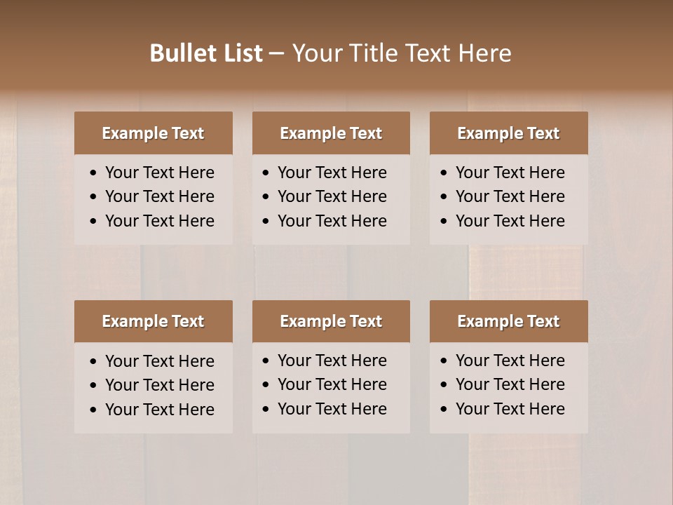 Brazilian Cherry Wood Floor. PowerPoint Template