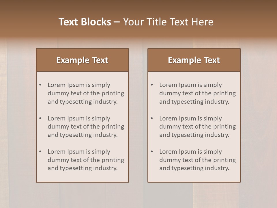 Brazilian Cherry Wood Floor. PowerPoint Template