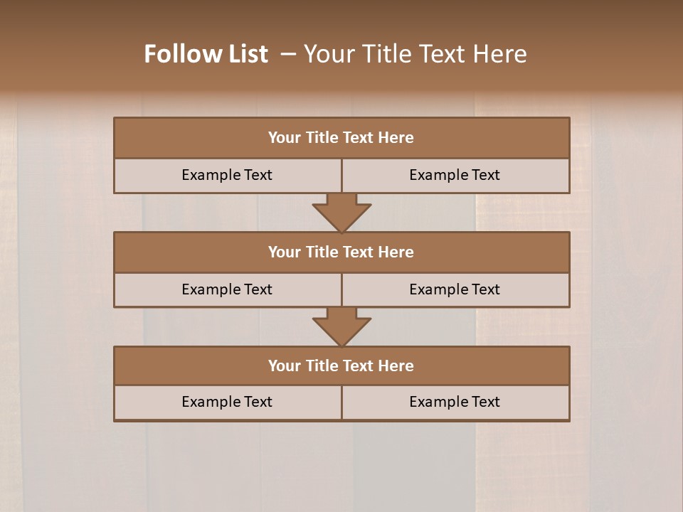 Brazilian Cherry Wood Floor. PowerPoint Template