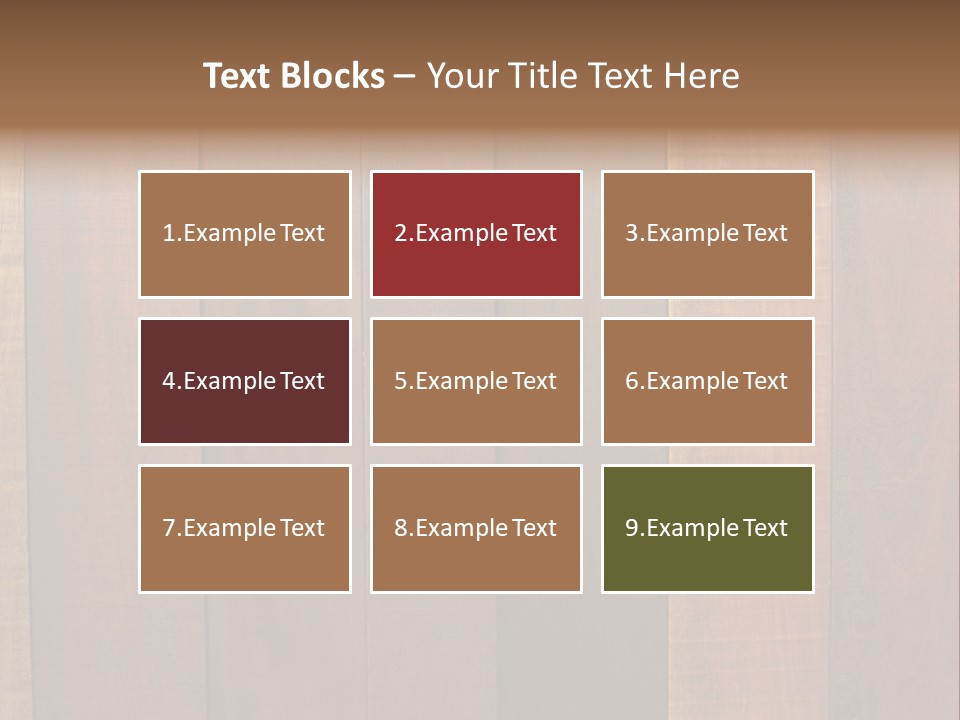 Brazilian Cherry Wood Floor. PowerPoint Template