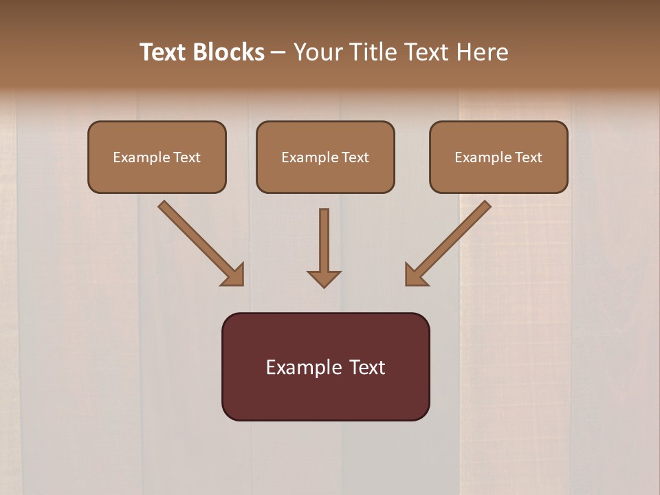 Brazilian Cherry Wood Floor. PowerPoint Template