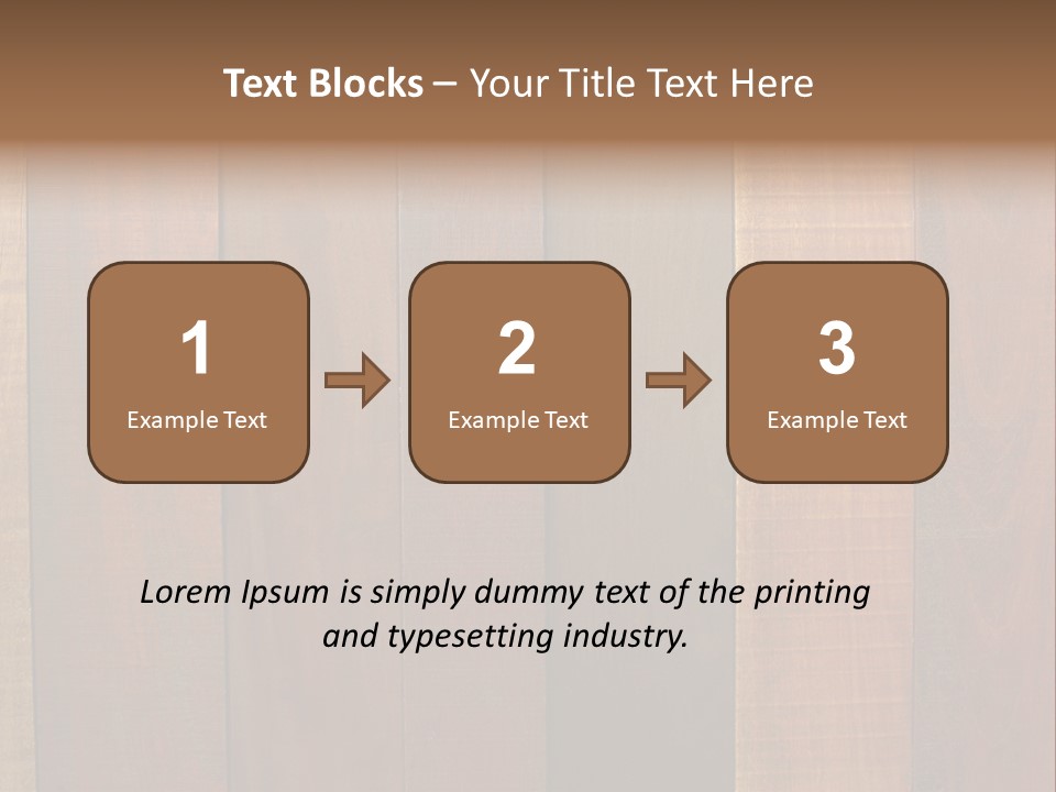Brazilian Cherry Wood Floor. PowerPoint Template
