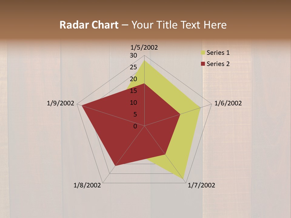Brazilian Cherry Wood Floor. PowerPoint Template