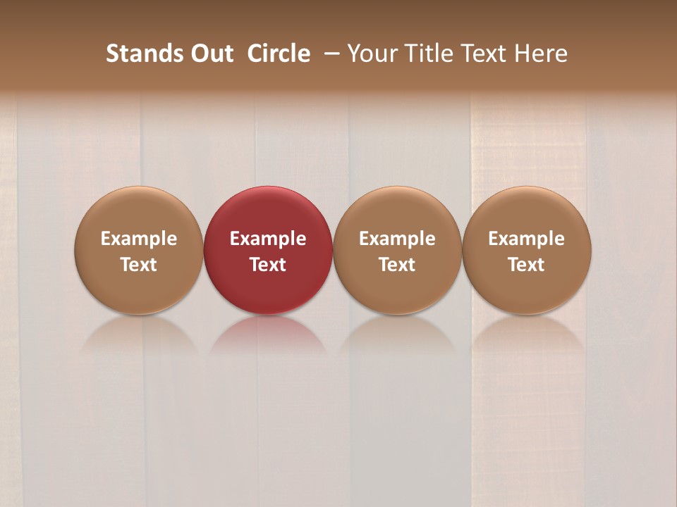 Brazilian Cherry Wood Floor. PowerPoint Template